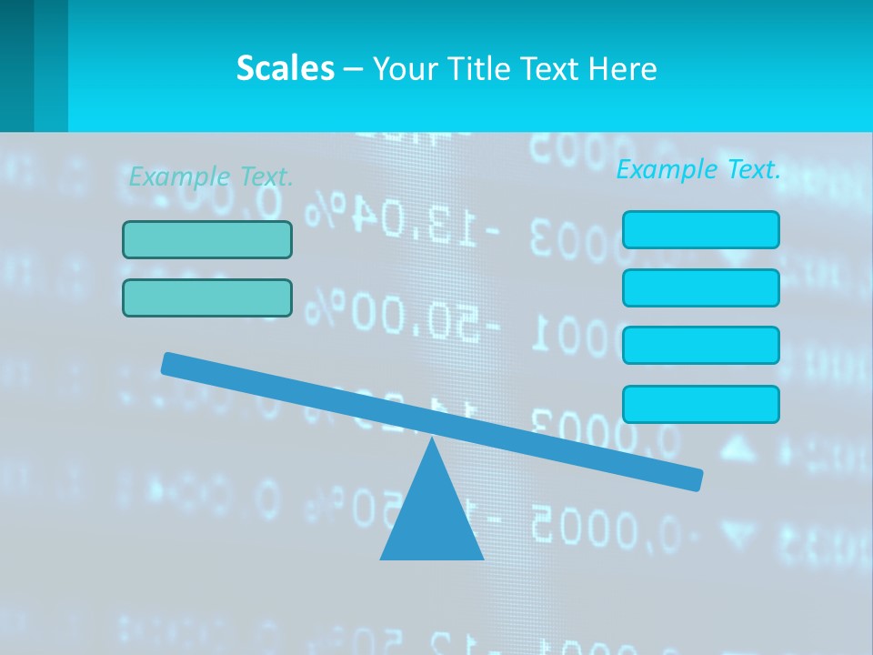 A Computer Screen With A Lot Of Numbers On It PowerPoint Template