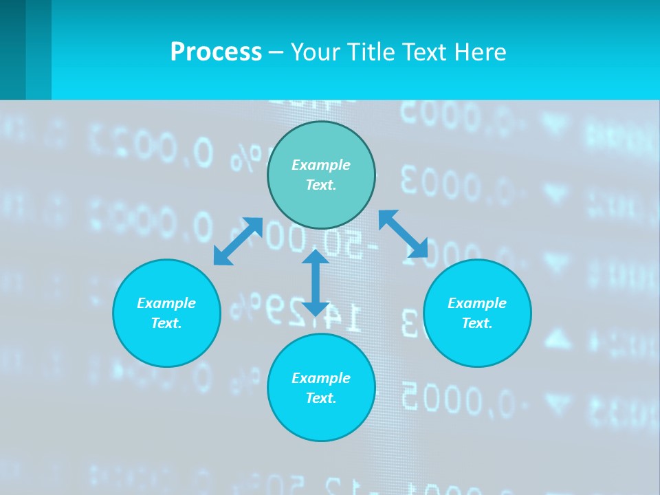 A Computer Screen With A Lot Of Numbers On It PowerPoint Template