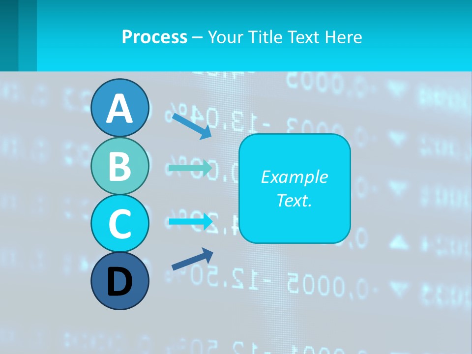 A Computer Screen With A Lot Of Numbers On It PowerPoint Template