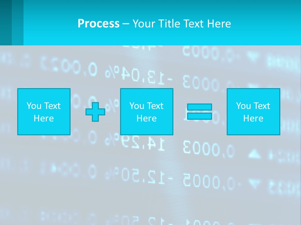 A Computer Screen With A Lot Of Numbers On It PowerPoint Template
