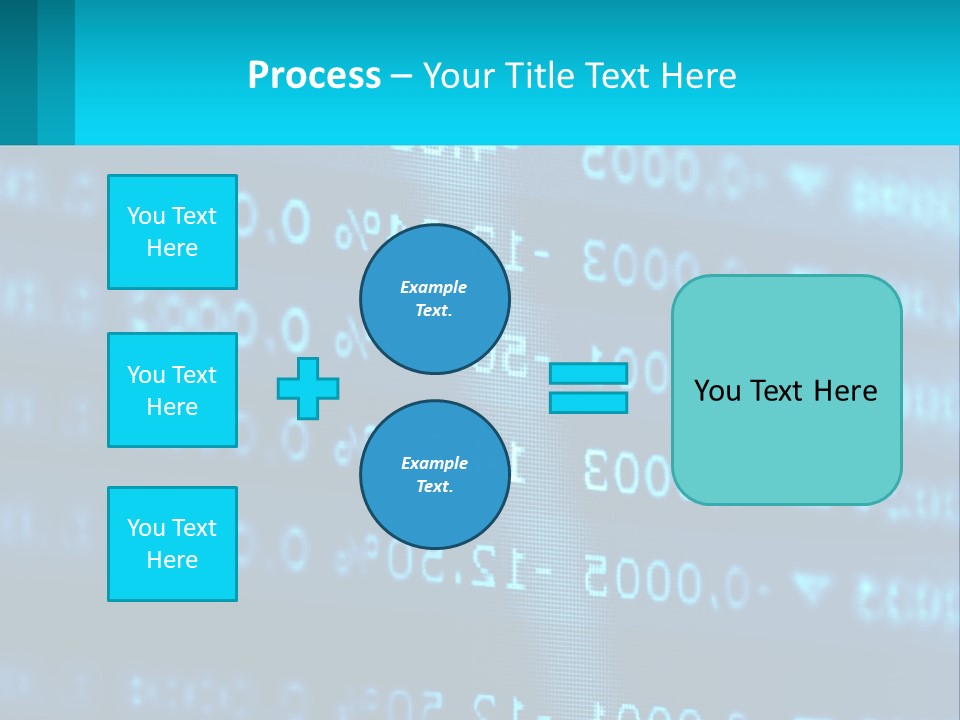A Computer Screen With A Lot Of Numbers On It PowerPoint Template