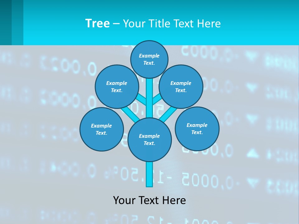 A Computer Screen With A Lot Of Numbers On It PowerPoint Template