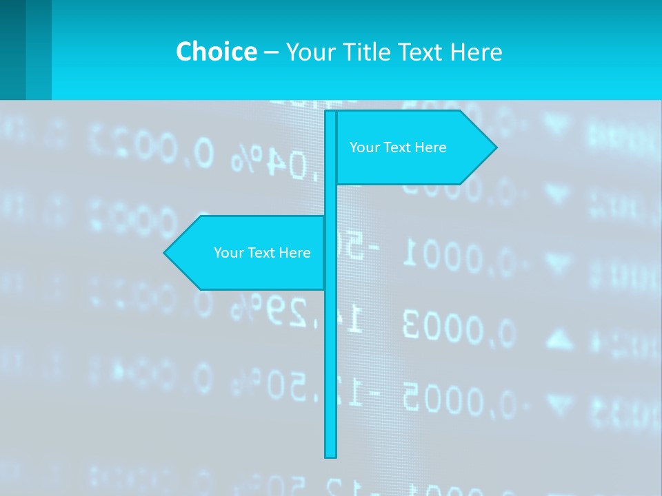 A Computer Screen With A Lot Of Numbers On It PowerPoint Template