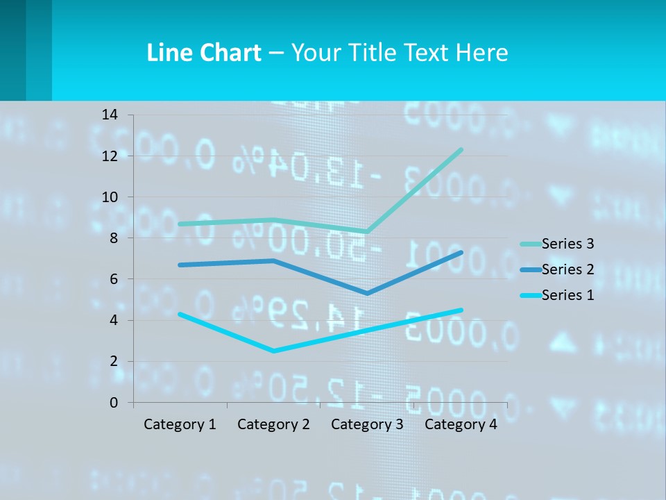 A Computer Screen With A Lot Of Numbers On It PowerPoint Template