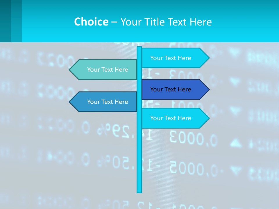 A Computer Screen With A Lot Of Numbers On It PowerPoint Template