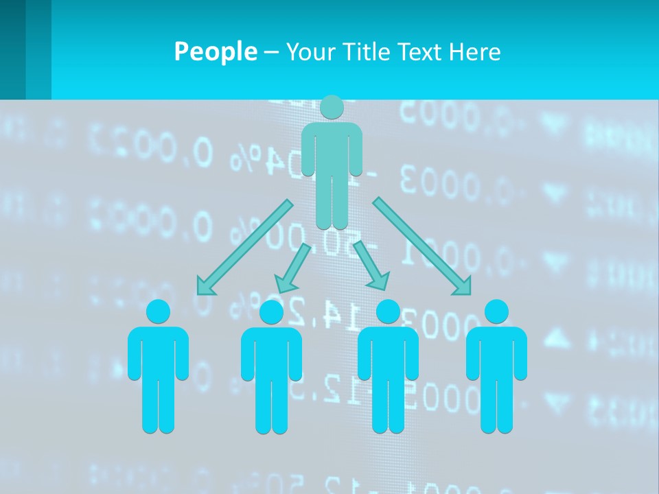 A Computer Screen With A Lot Of Numbers On It PowerPoint Template