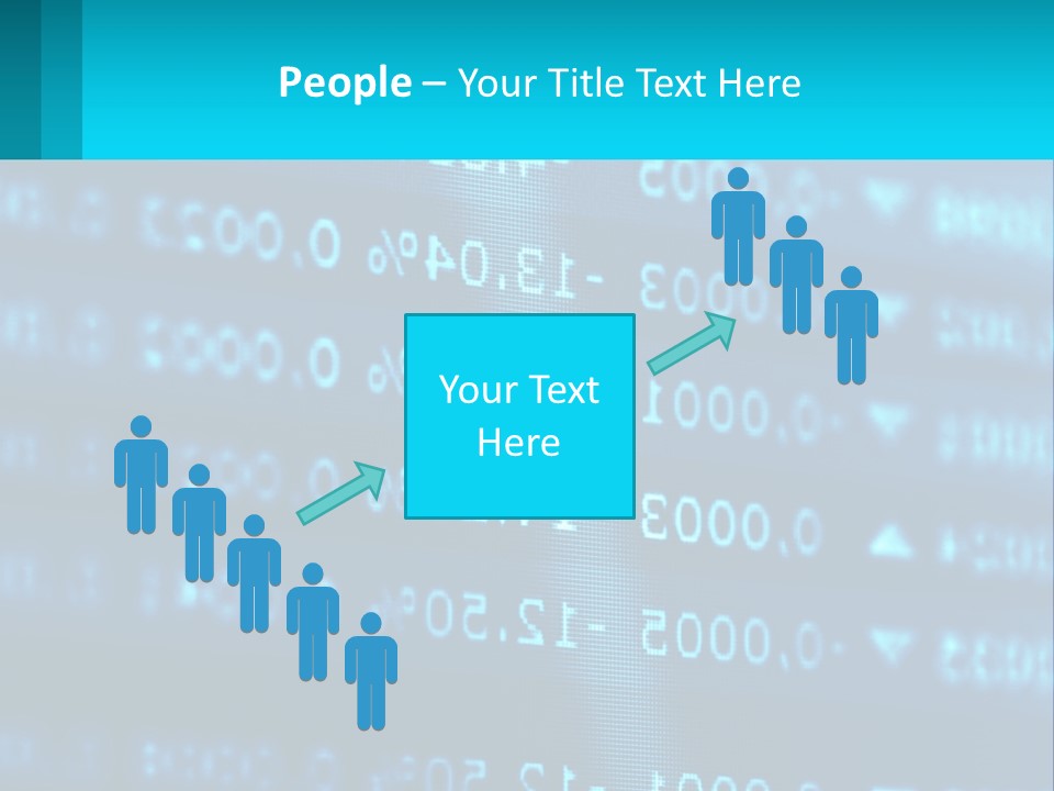 A Computer Screen With A Lot Of Numbers On It PowerPoint Template