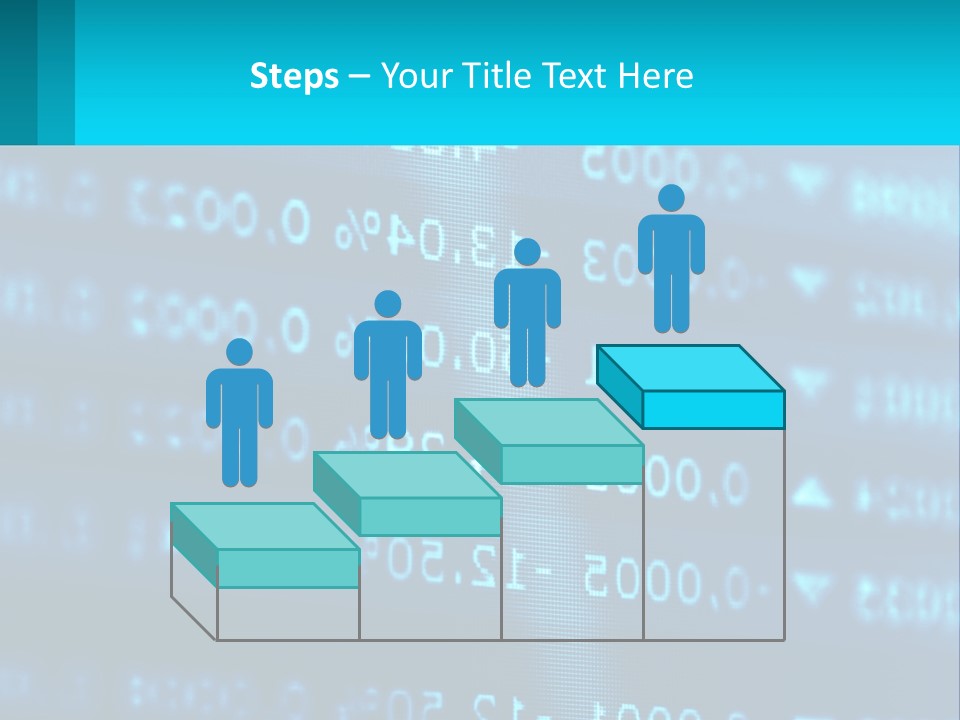 A Computer Screen With A Lot Of Numbers On It PowerPoint Template