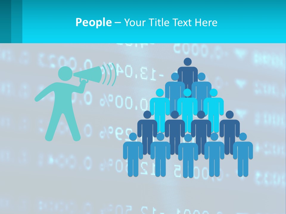 A Computer Screen With A Lot Of Numbers On It PowerPoint Template