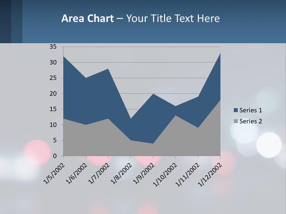 A Blurry Image Of A City Street At Night PowerPoint Template