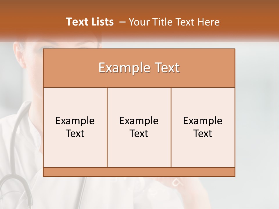A Woman Doctor Is Holding A Plate Of Food PowerPoint Template