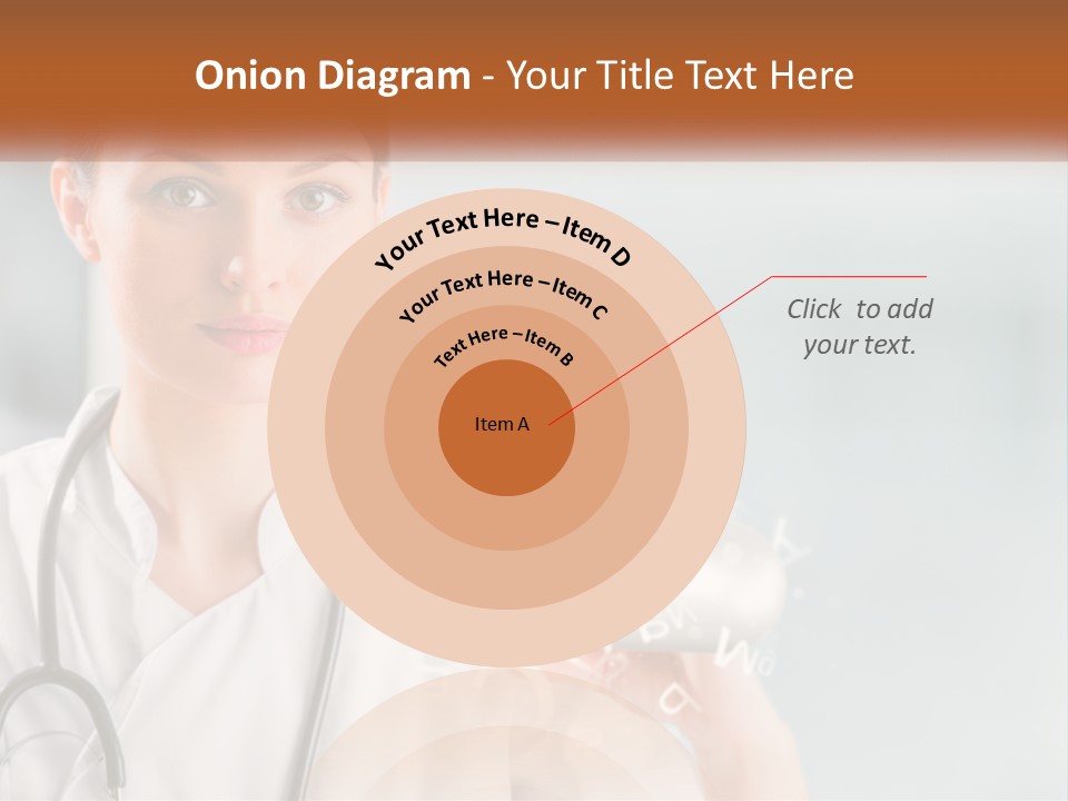 A Woman Doctor Is Holding A Plate Of Food PowerPoint Template