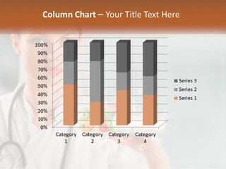 A Woman Doctor Is Holding A Plate Of Food PowerPoint Template