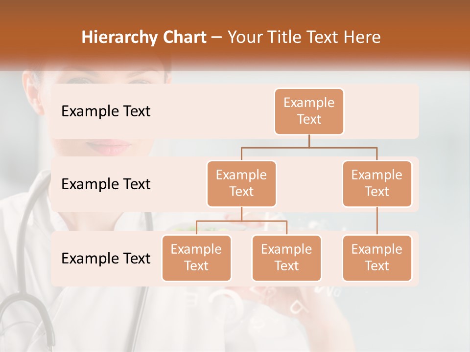 A Woman Doctor Is Holding A Plate Of Food PowerPoint Template