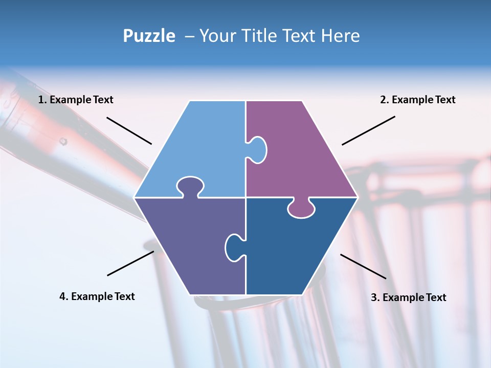 A Group Of Test Tubes Filled With Liquid PowerPoint Template