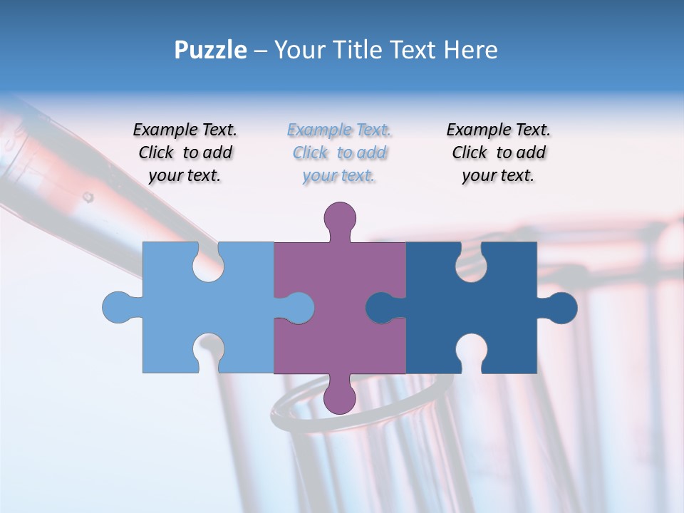 A Group Of Test Tubes Filled With Liquid PowerPoint Template