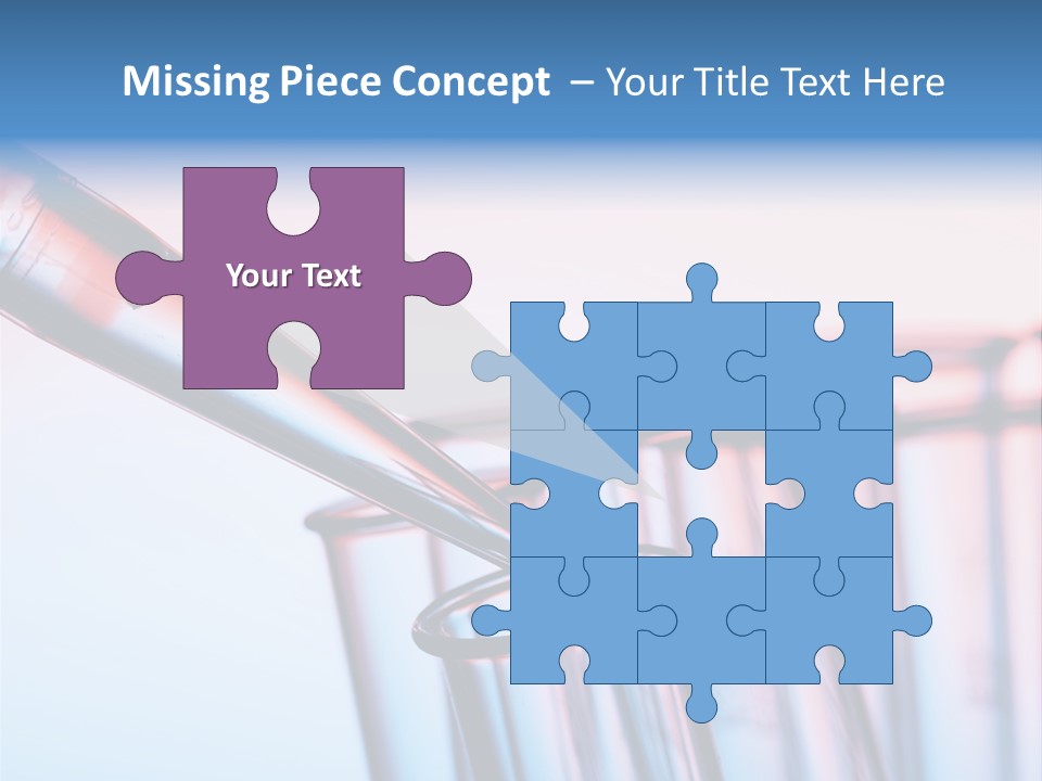 A Group Of Test Tubes Filled With Liquid PowerPoint Template