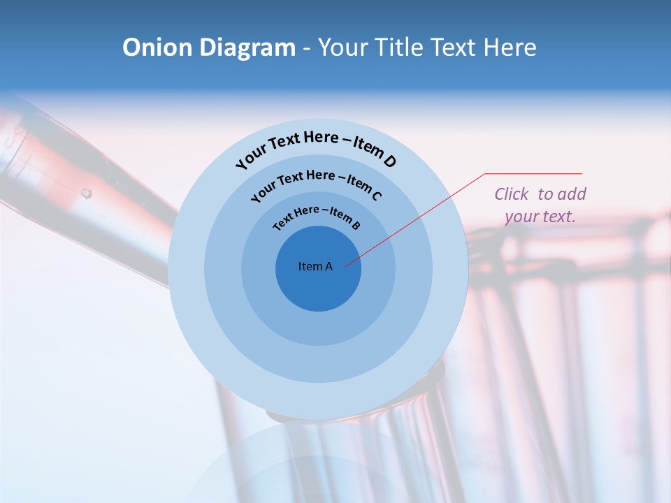 A Group Of Test Tubes Filled With Liquid PowerPoint Template