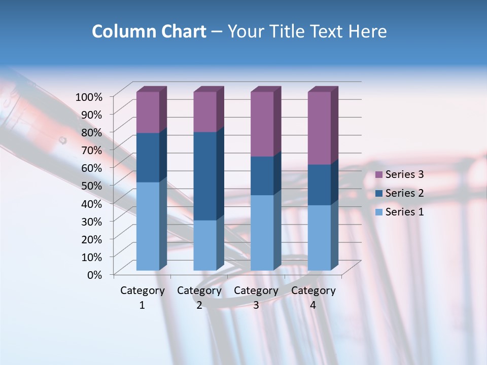 A Group Of Test Tubes Filled With Liquid PowerPoint Template