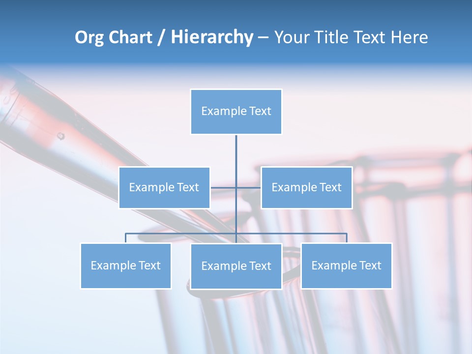 A Group Of Test Tubes Filled With Liquid PowerPoint Template