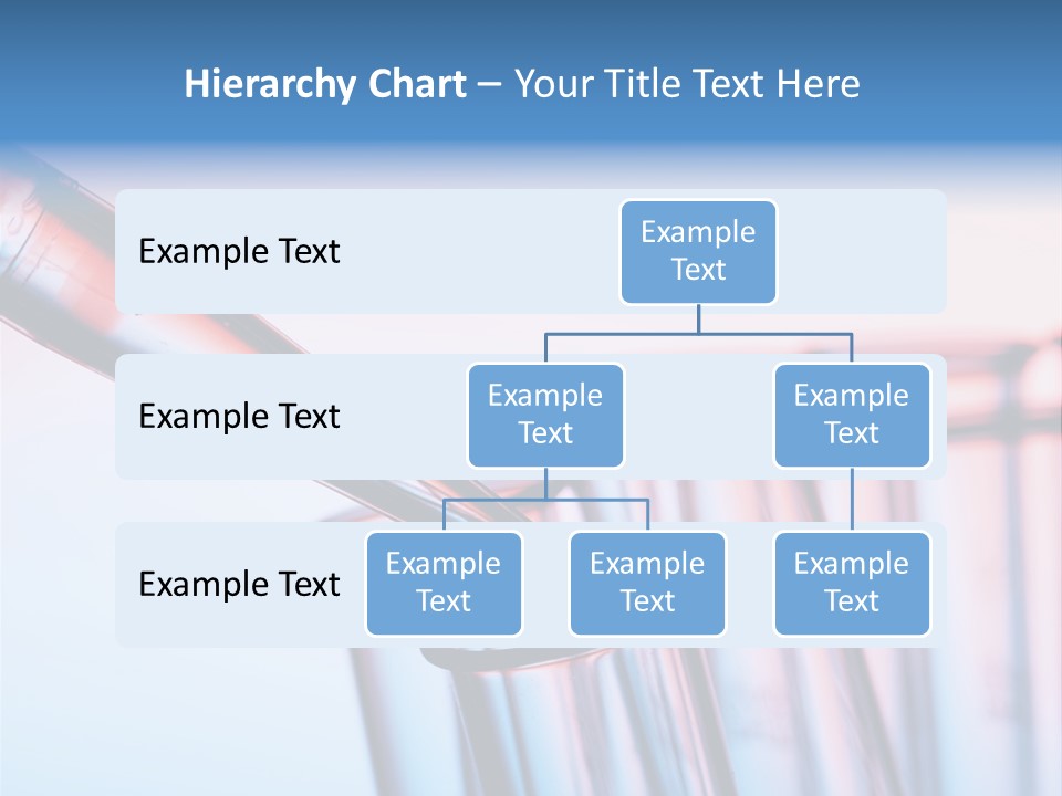 A Group Of Test Tubes Filled With Liquid PowerPoint Template