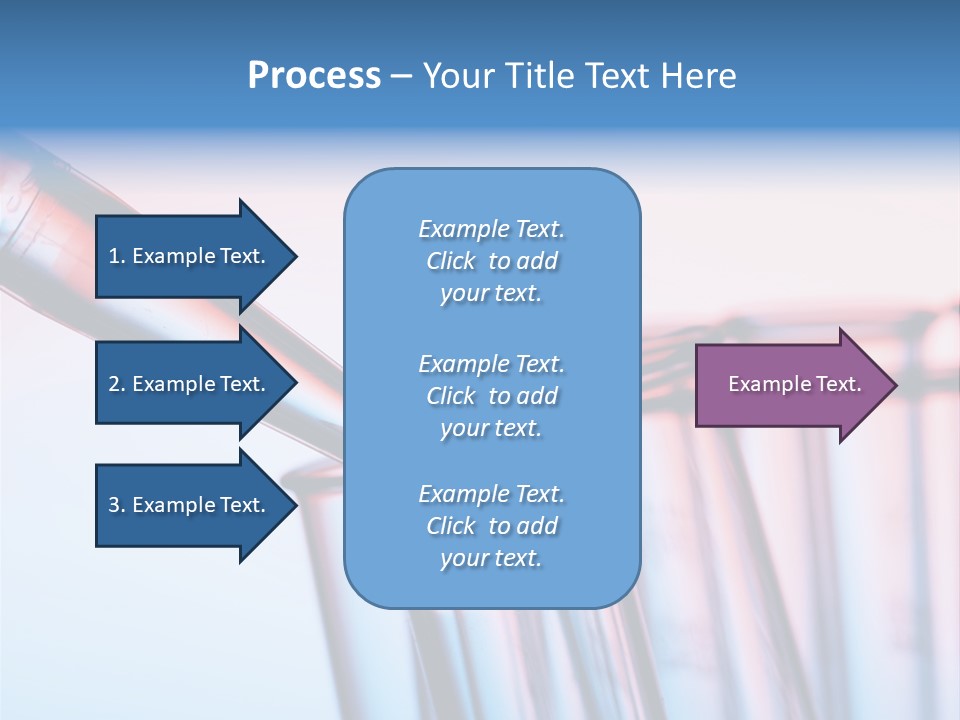 A Group Of Test Tubes Filled With Liquid PowerPoint Template