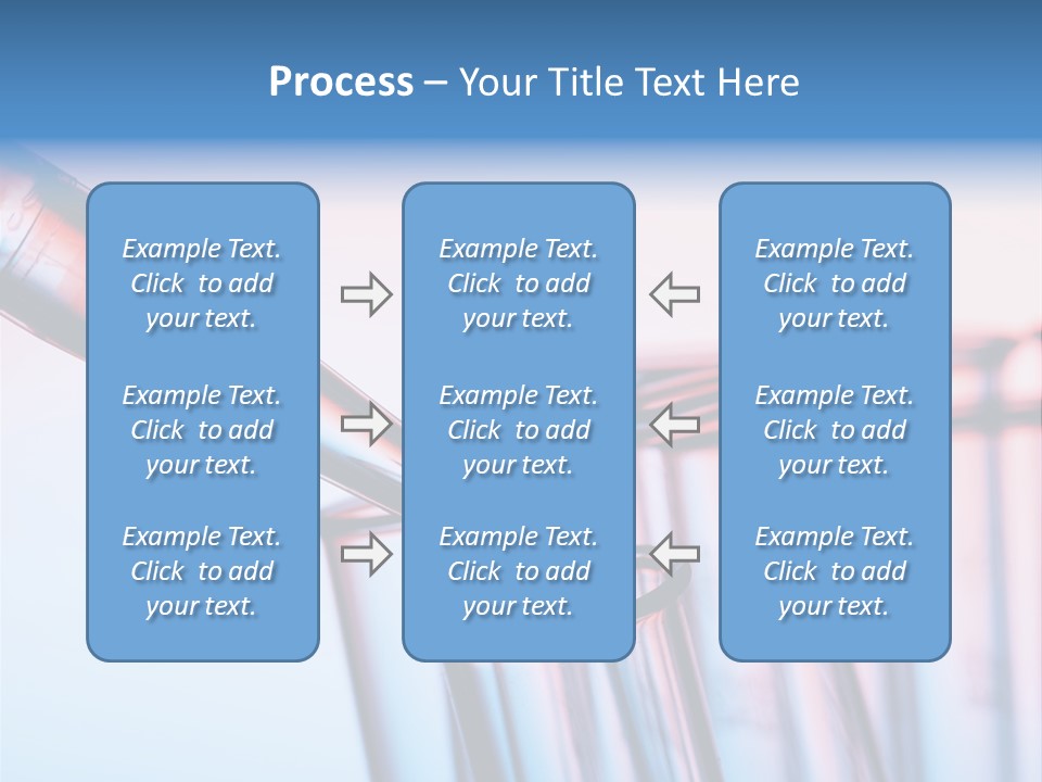 A Group Of Test Tubes Filled With Liquid PowerPoint Template