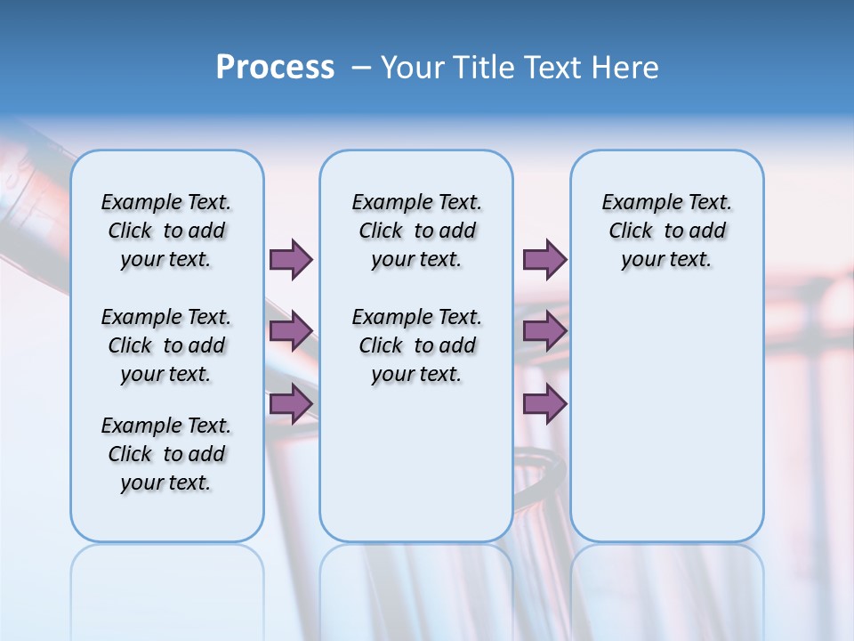 A Group Of Test Tubes Filled With Liquid PowerPoint Template