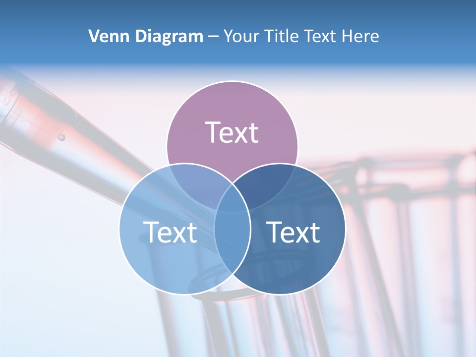 A Group Of Test Tubes Filled With Liquid PowerPoint Template