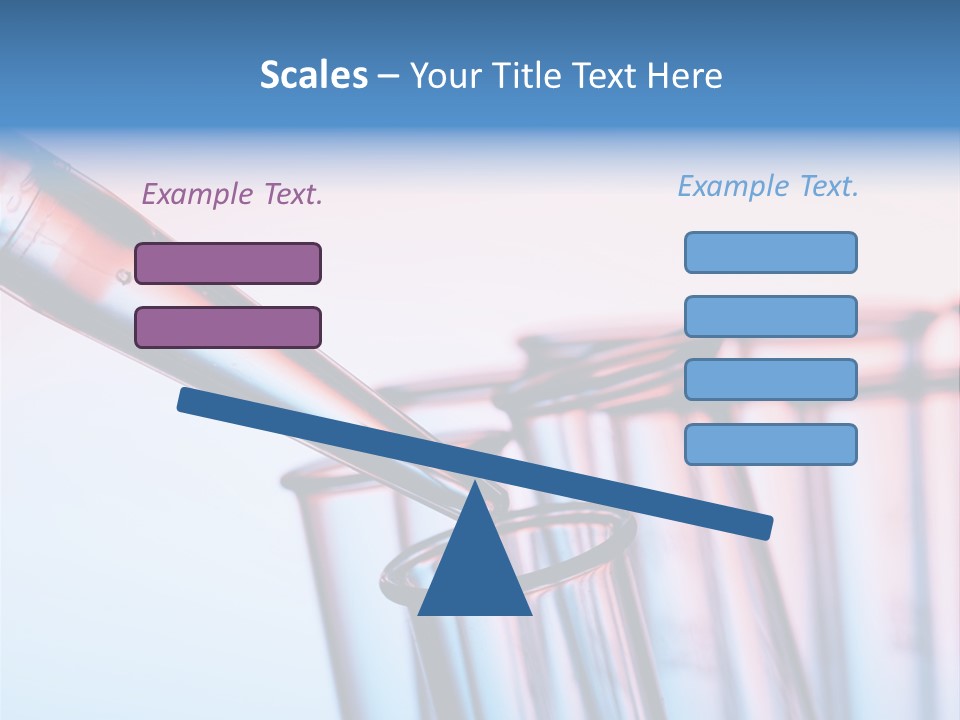 A Group Of Test Tubes Filled With Liquid PowerPoint Template