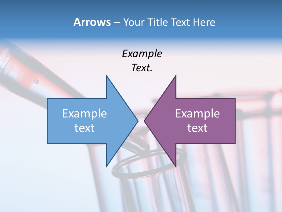 A Group Of Test Tubes Filled With Liquid PowerPoint Template