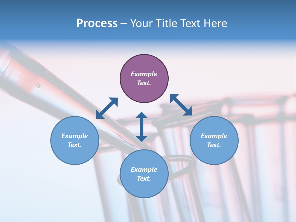 A Group Of Test Tubes Filled With Liquid PowerPoint Template