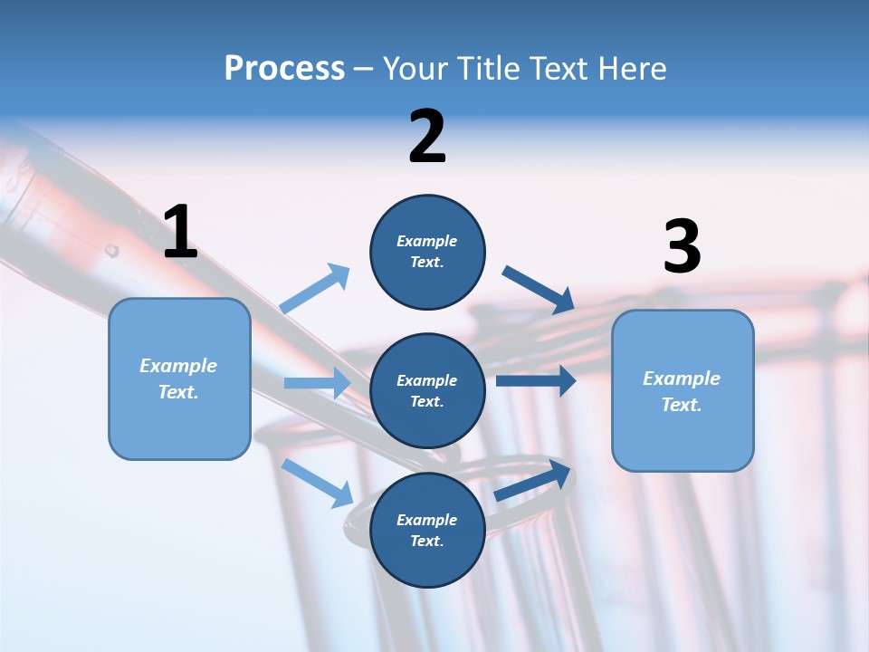 A Group Of Test Tubes Filled With Liquid PowerPoint Template