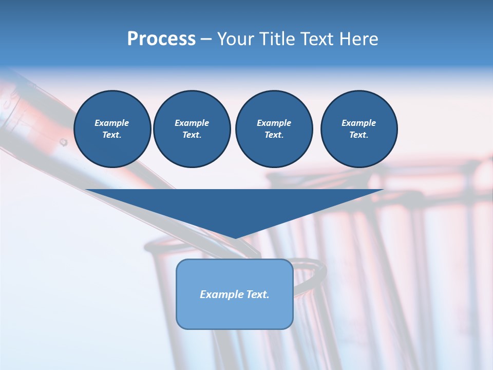 A Group Of Test Tubes Filled With Liquid PowerPoint Template