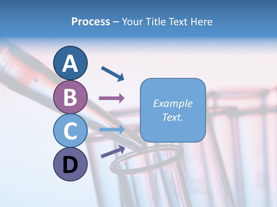 A Group Of Test Tubes Filled With Liquid PowerPoint Template