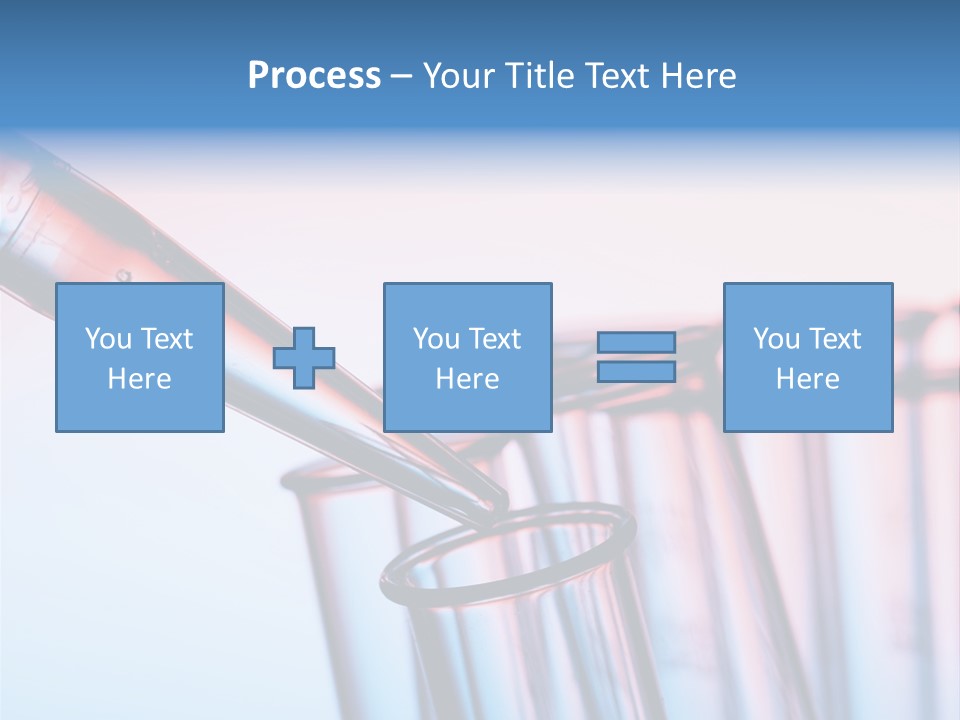 A Group Of Test Tubes Filled With Liquid PowerPoint Template