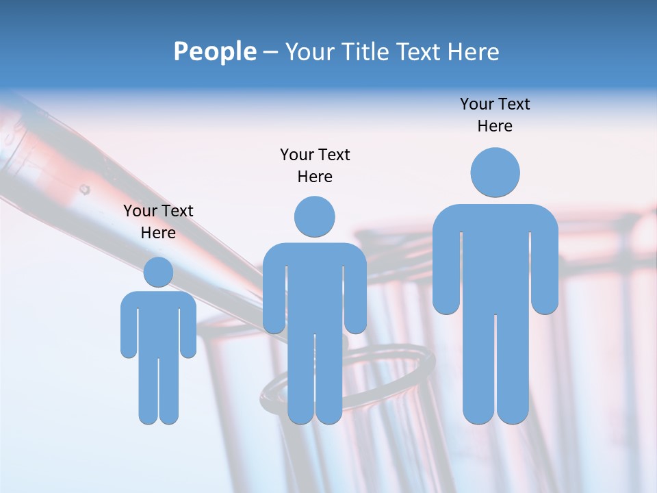 A Group Of Test Tubes Filled With Liquid PowerPoint Template