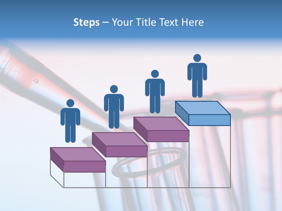 A Group Of Test Tubes Filled With Liquid PowerPoint Template