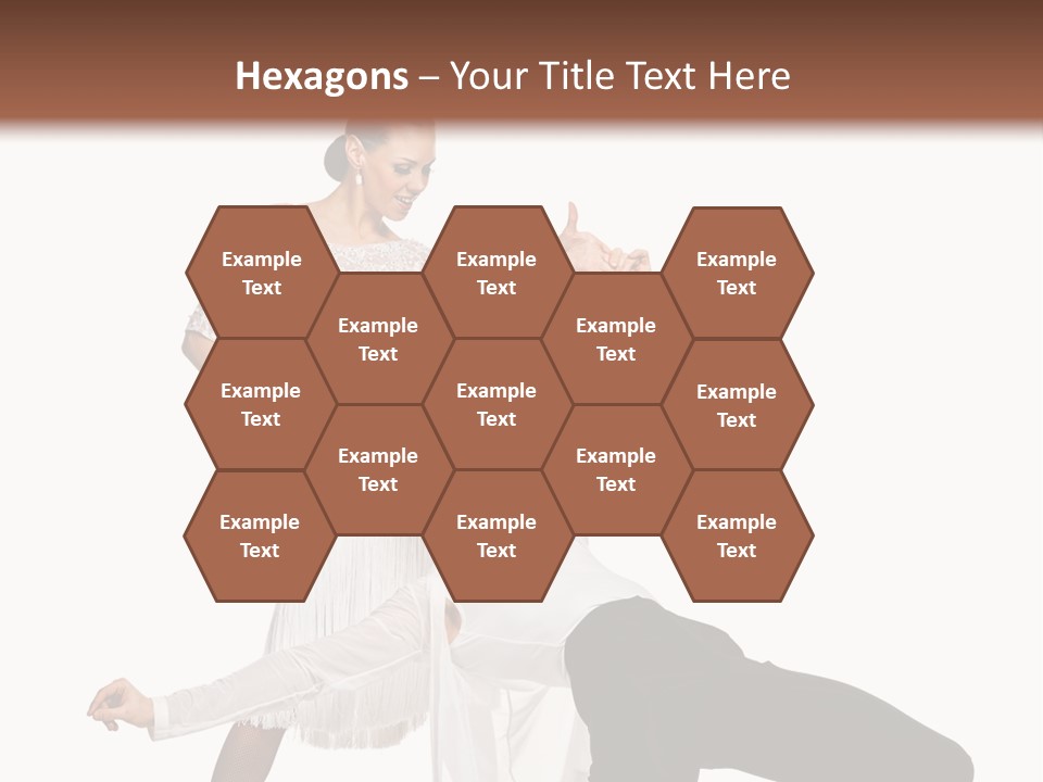 A Man And A Woman Are Dancing Together PowerPoint Template