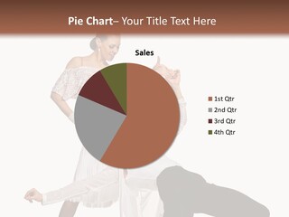 A Man And A Woman Are Dancing Together PowerPoint Template