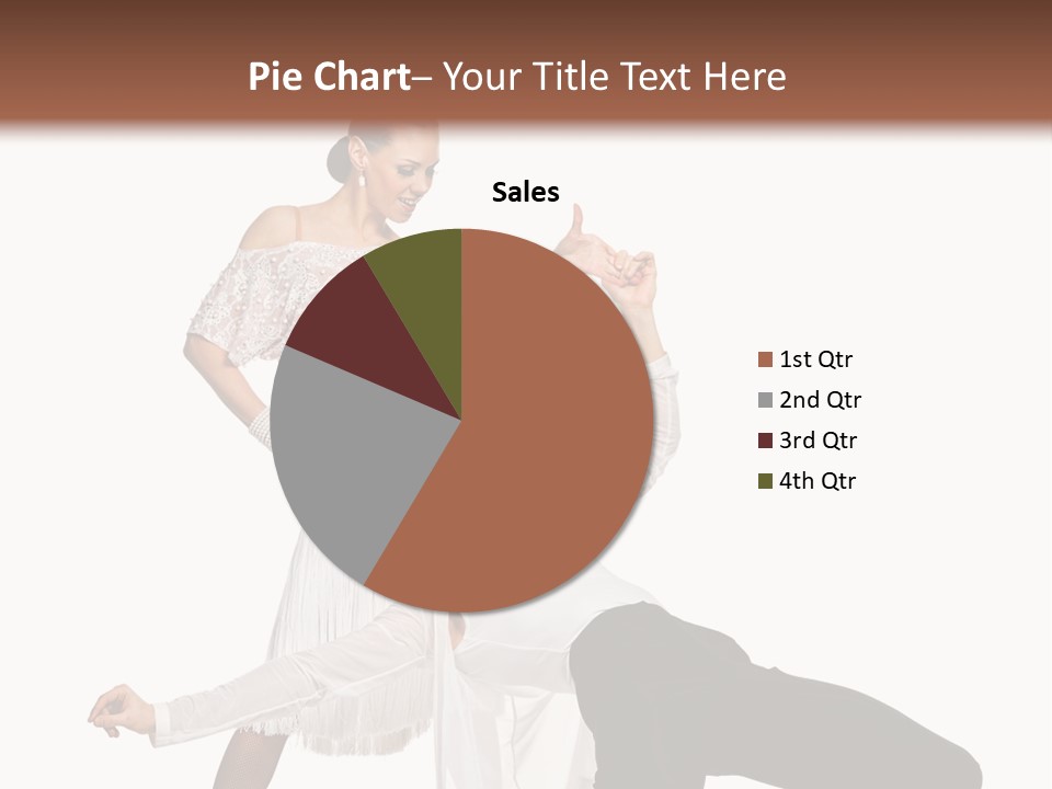 A Man And A Woman Are Dancing Together PowerPoint Template