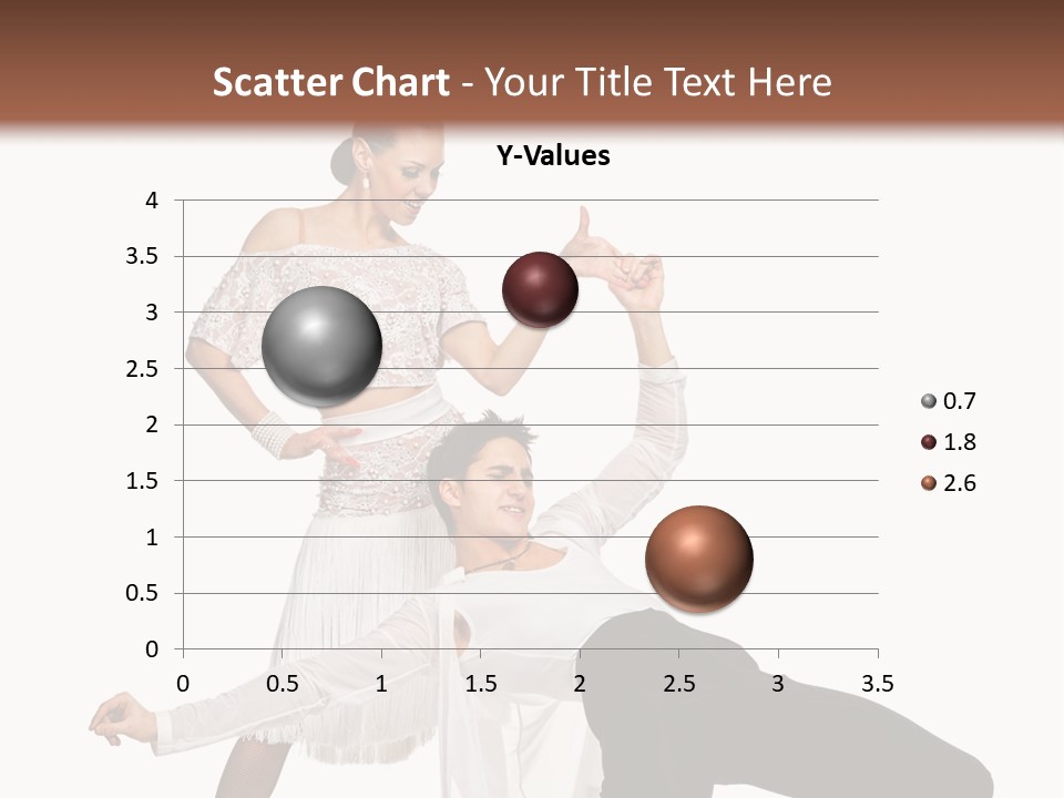 A Man And A Woman Are Dancing Together PowerPoint Template