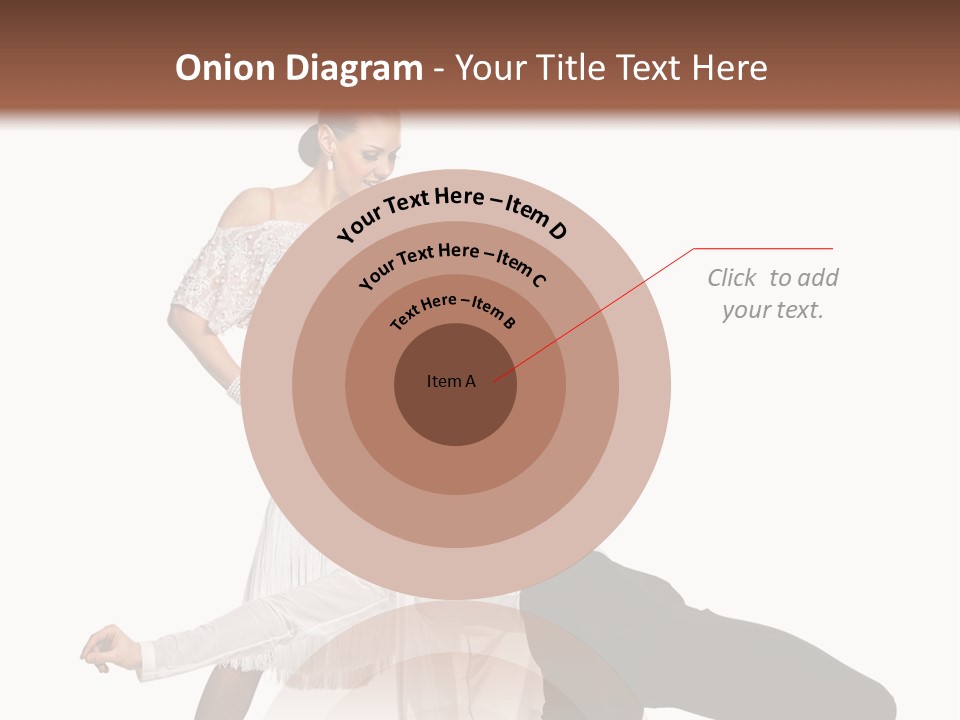 A Man And A Woman Are Dancing Together PowerPoint Template