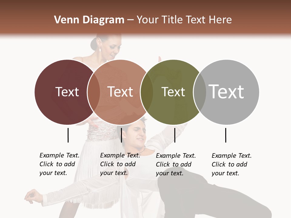 A Man And A Woman Are Dancing Together PowerPoint Template