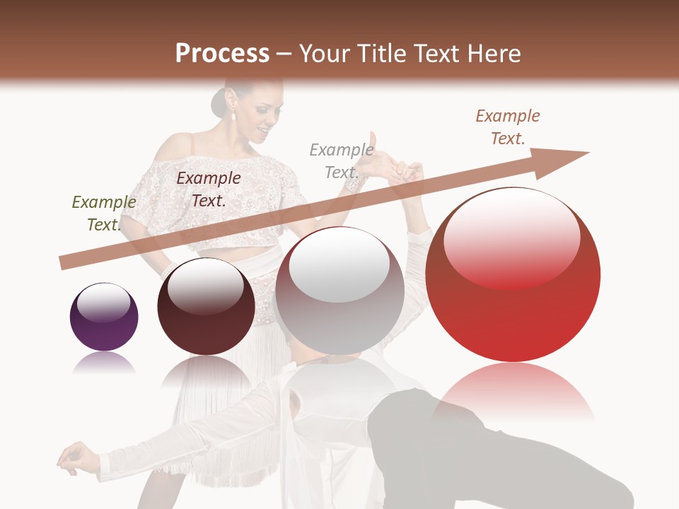 A Man And A Woman Are Dancing Together PowerPoint Template