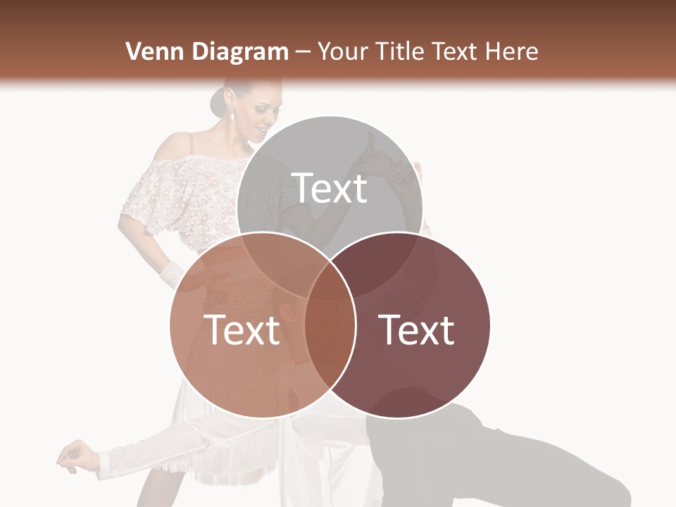 A Man And A Woman Are Dancing Together PowerPoint Template