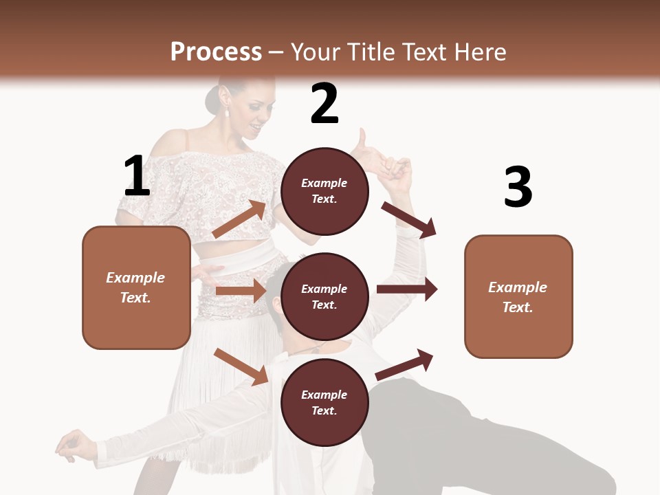 A Man And A Woman Are Dancing Together PowerPoint Template