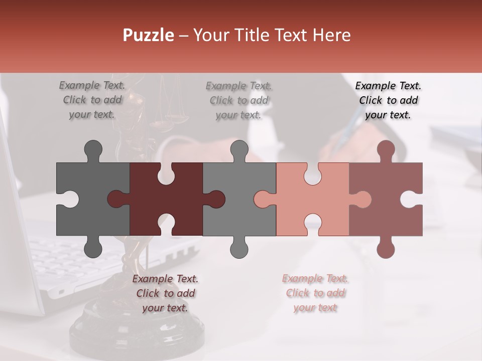 A Person Sitting At A Desk Writing On A Piece Of Paper PowerPoint Template