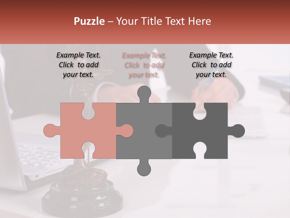 A Person Sitting At A Desk Writing On A Piece Of Paper PowerPoint Template