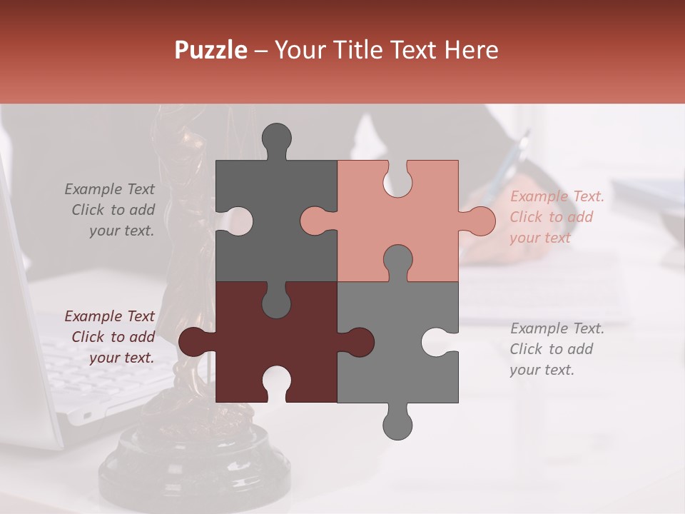 A Person Sitting At A Desk Writing On A Piece Of Paper PowerPoint Template